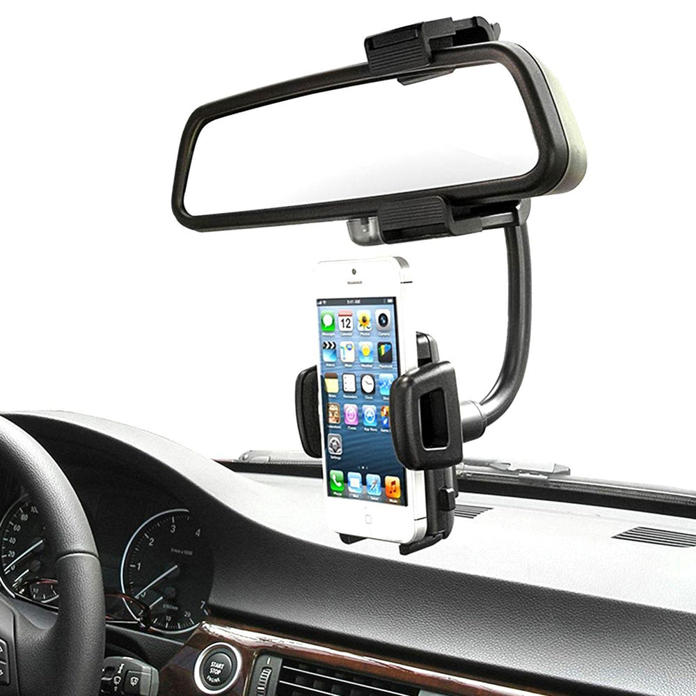 CellPhone Car Mirror Holder For Cell Phone Universal – Tstar USA  Electronics, Audio Speakers